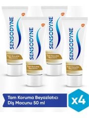 Sensodyne Tam Koruma Beyazlatıcı 4x50 ml Diş Macunu