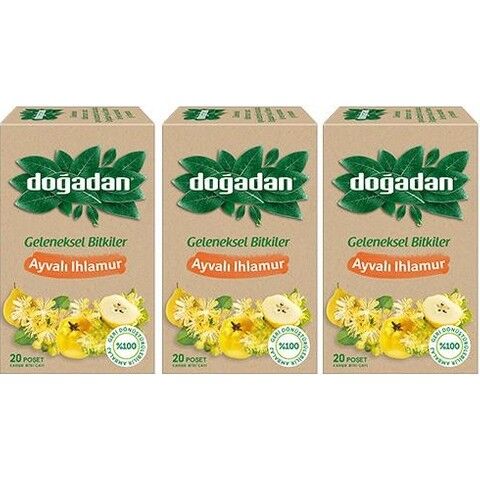 Doğadan Ayvalı Ihlamur Çay x 3