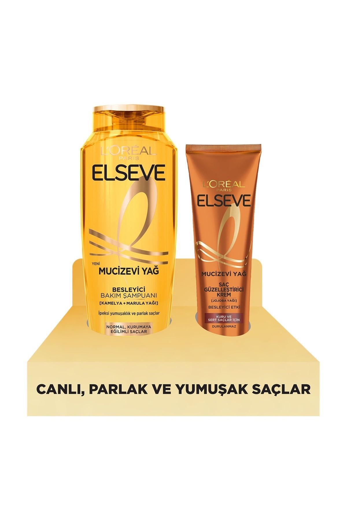 Mucizevi Yağ Şampuan 400 Ml + Krem 150 Ml