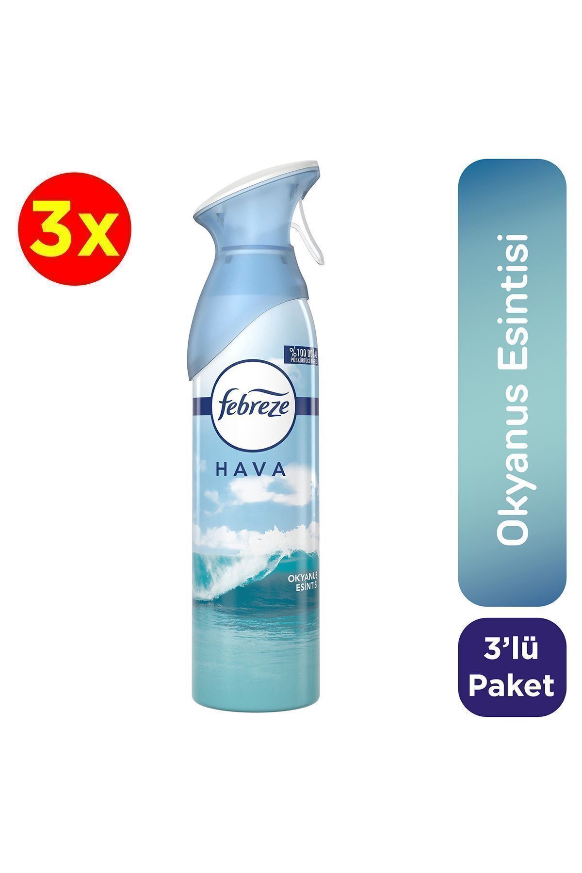 Hava Frh Sprey Oda Kokusu Okyanus Est 185 ml X3