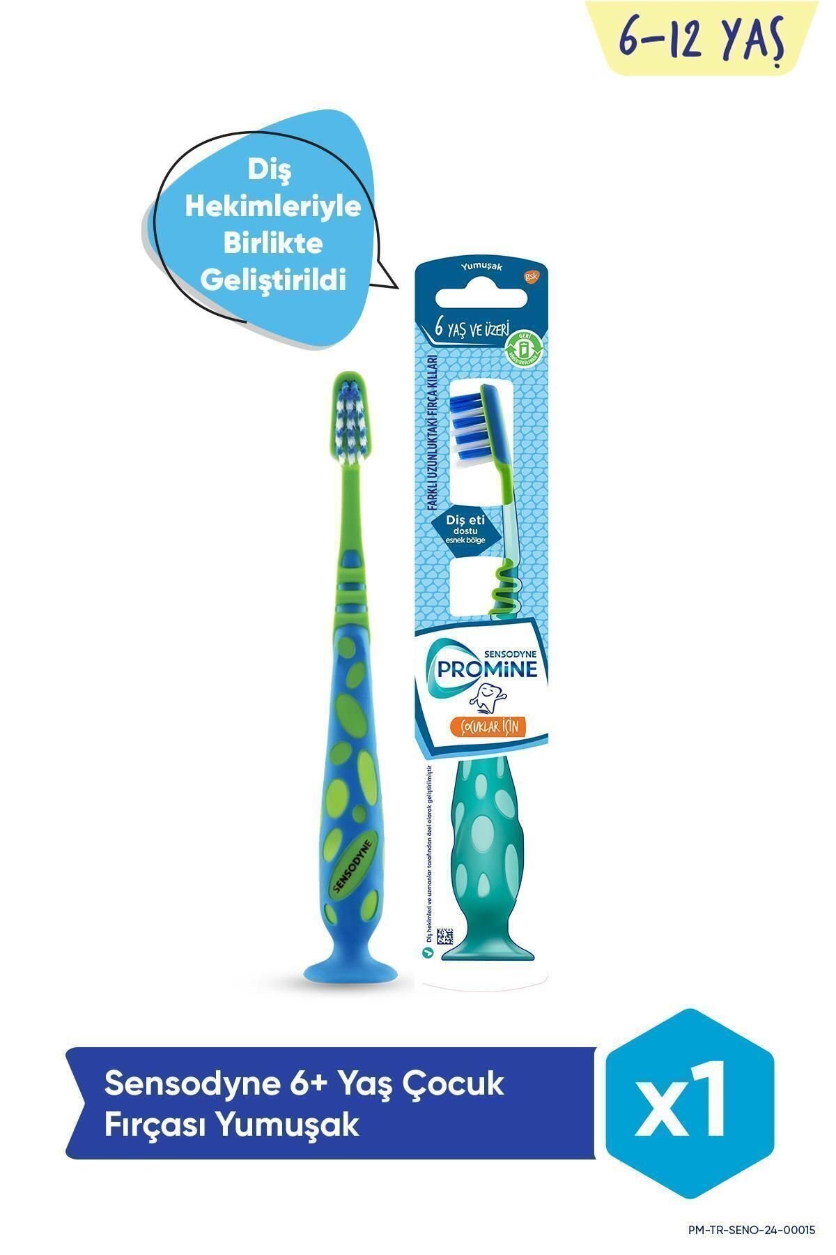 Promine 6 Yaş ve Üzeri Çocuklar için Özel Karakterli Diş Fırçası Yumuşak