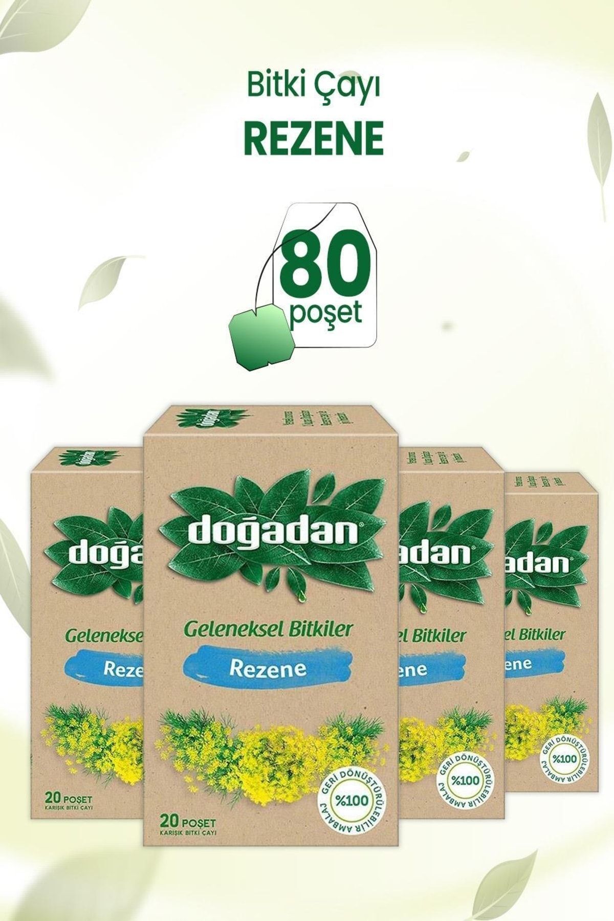 Rezene Bitki Çayı X 4 Adet