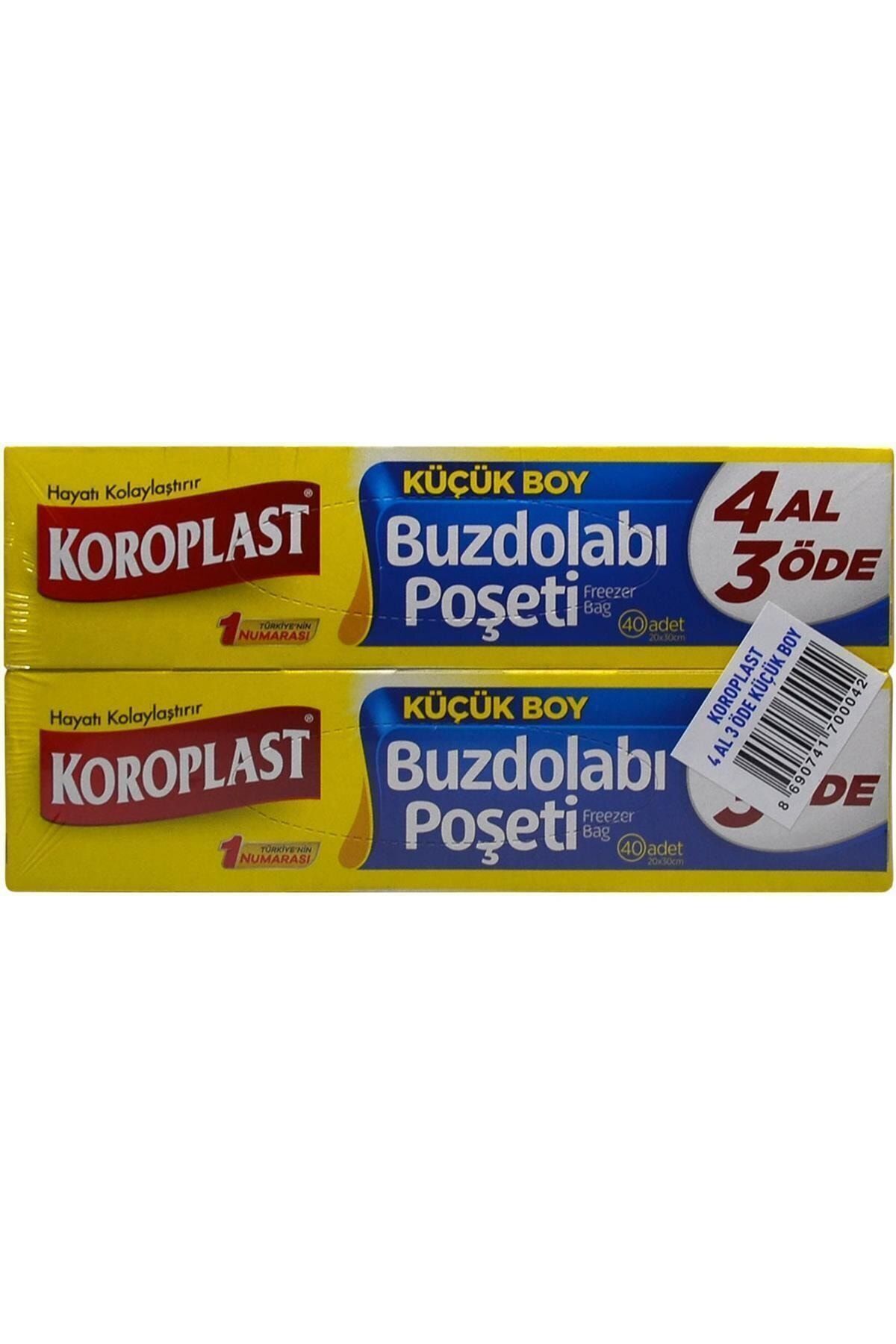 Buzdolabı Poşeti Küçük Boy 4 Al 3 Öde Paketi 4 X 40 Poşet 8690741700042