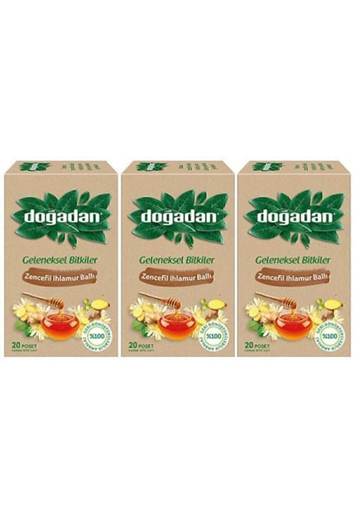 Zencefil Ihlamur Ballı Çay 18'li X 3 Adet