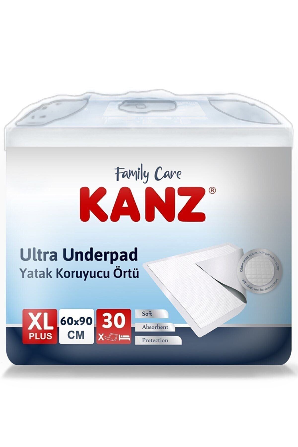 Yatak Koruyucu Örtü Xl (60X90CM) Plus 30 Adet