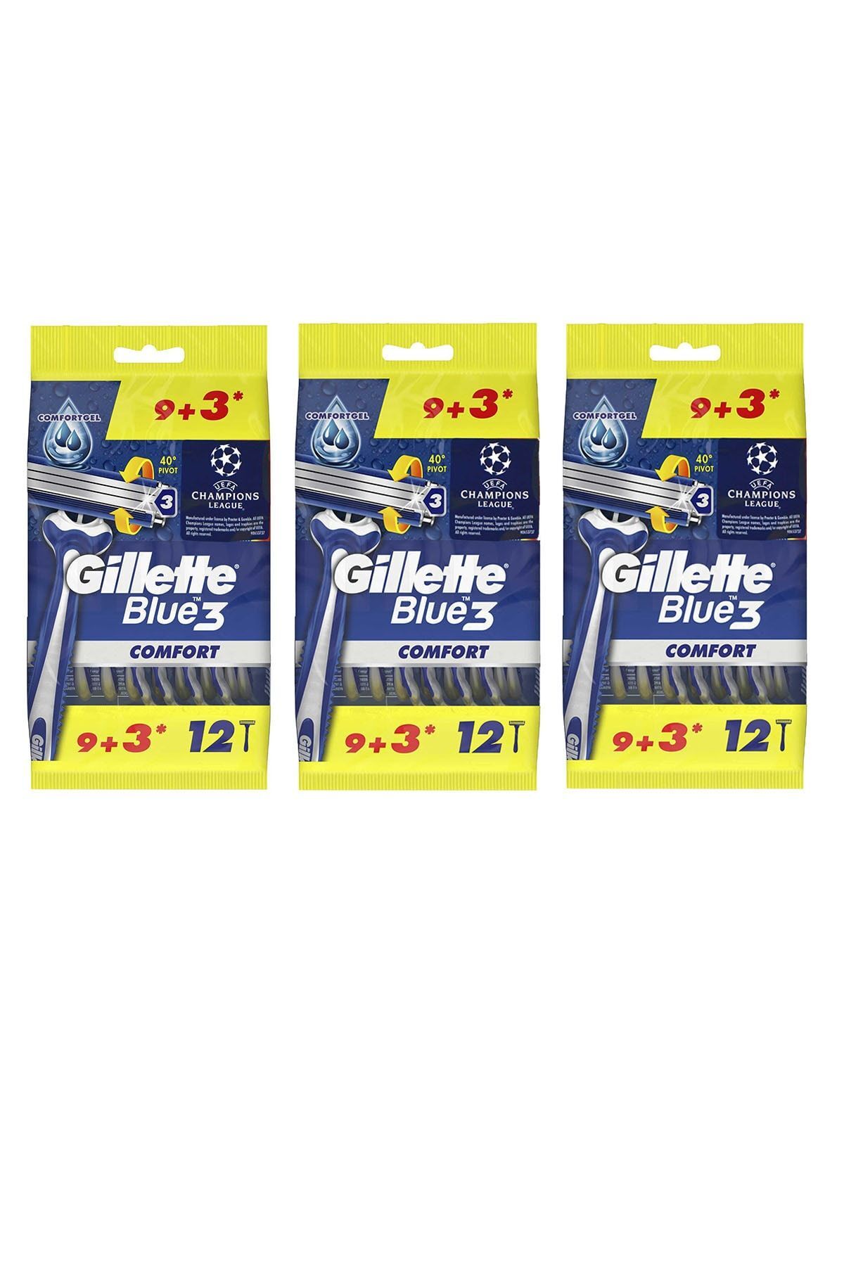 Blue 3 Tıraş Bıçağı 9+3 X3 Adet