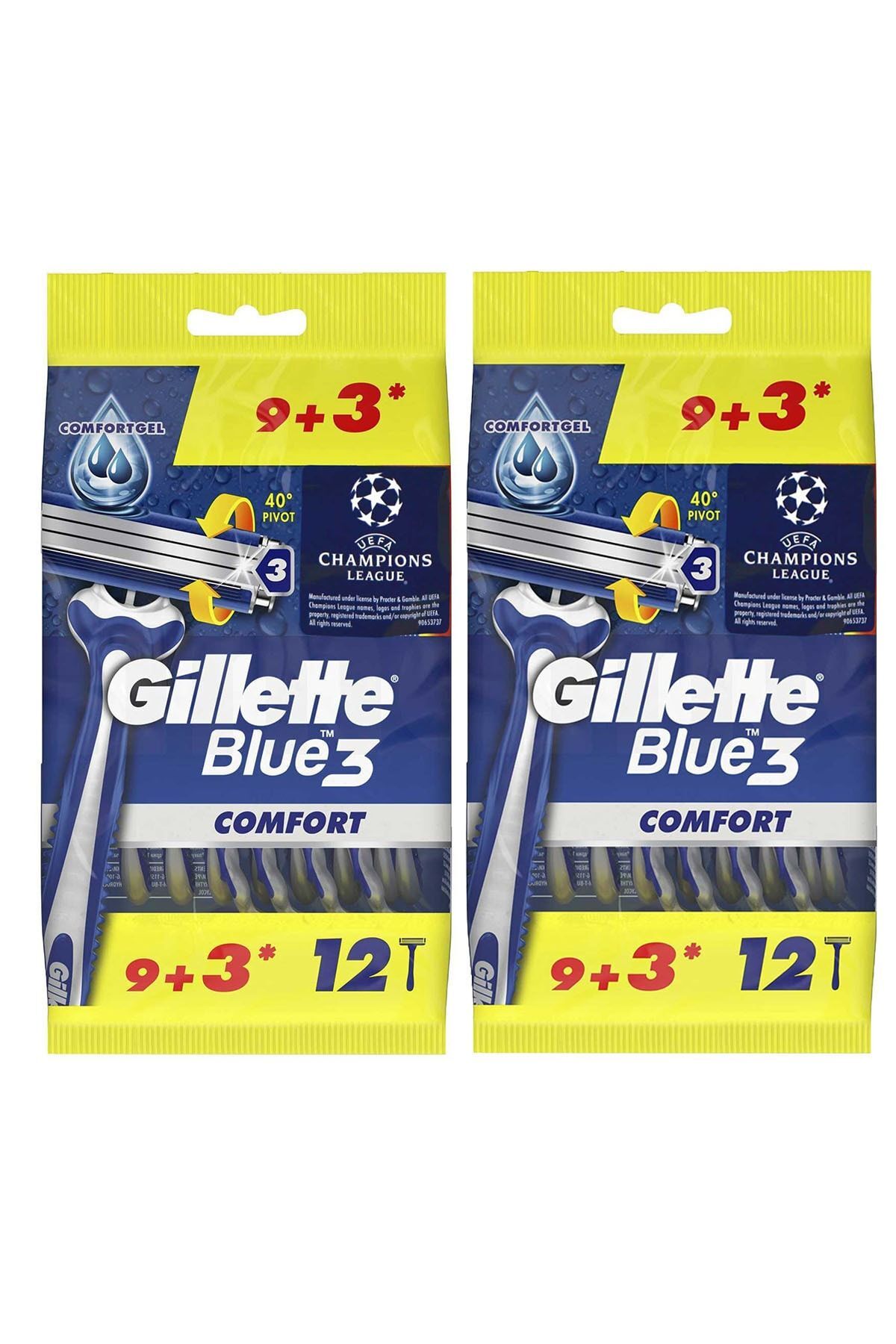Blue 3 Tıraş Bıçağı 9+3 X2 Adet
