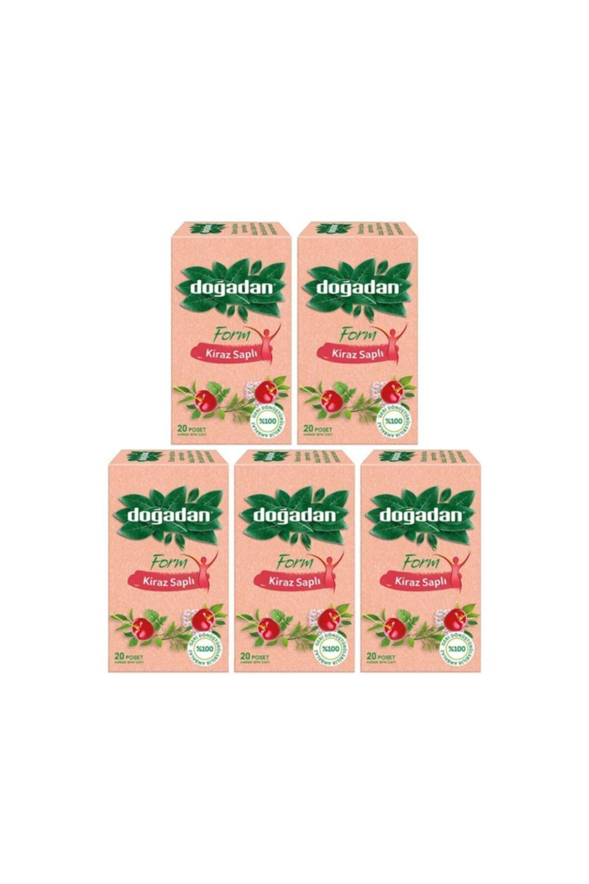 Form Kiraz Saplı Karışık Bitki Çayı 20'li X 4 Adet
