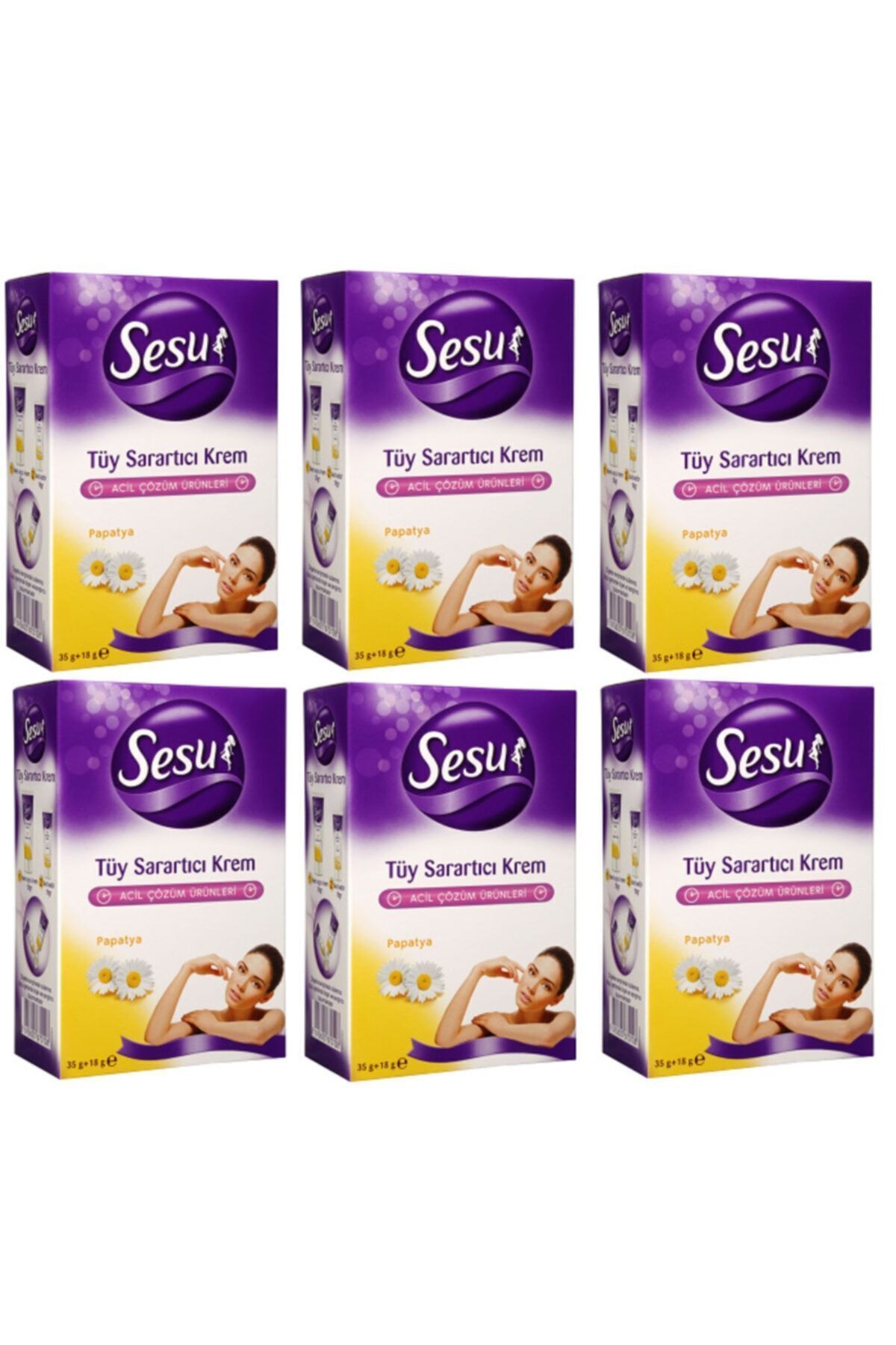 Tüy Sarartıcı Krem 35 ml X6 Adet