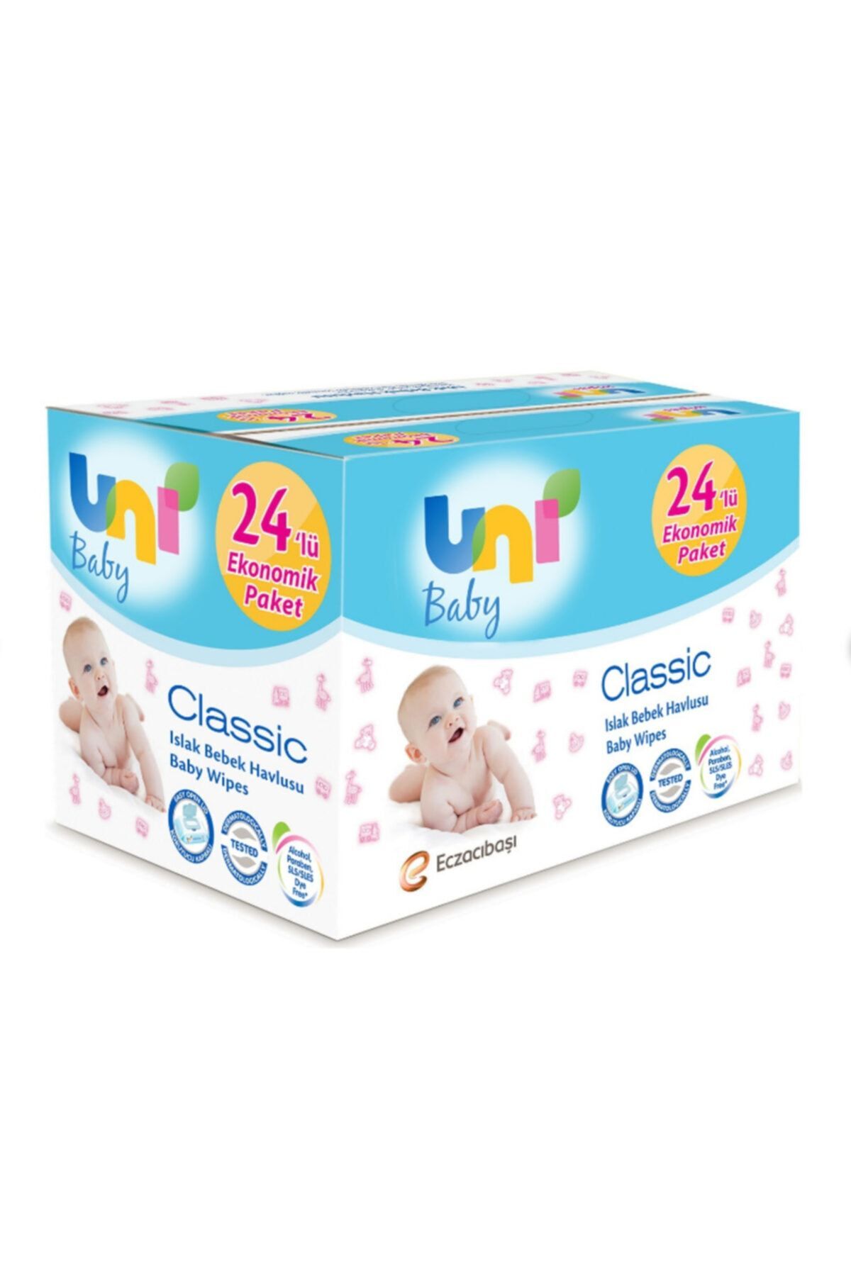 Islak Mendil Wipes 56'lı 24 Adet