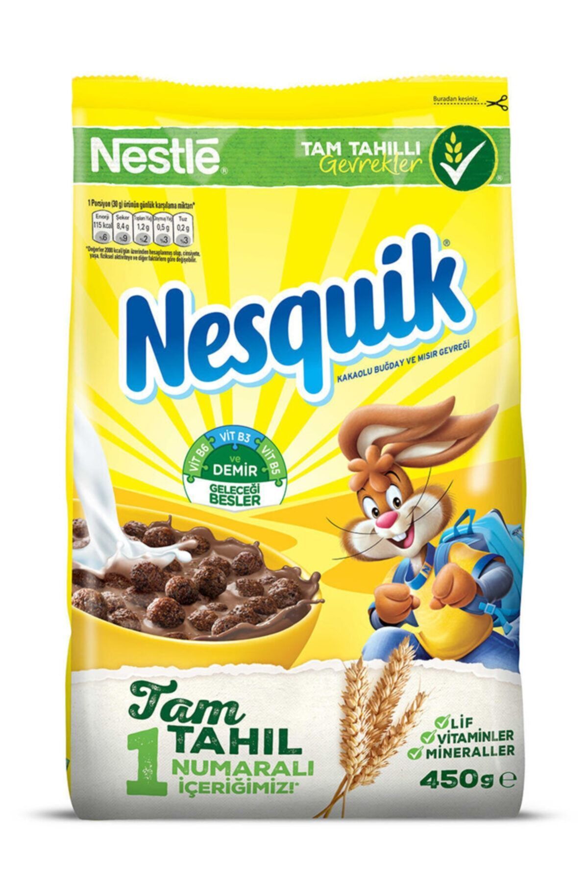 Nesquik Mısır Gevreği 450 Gr X 3 Adet