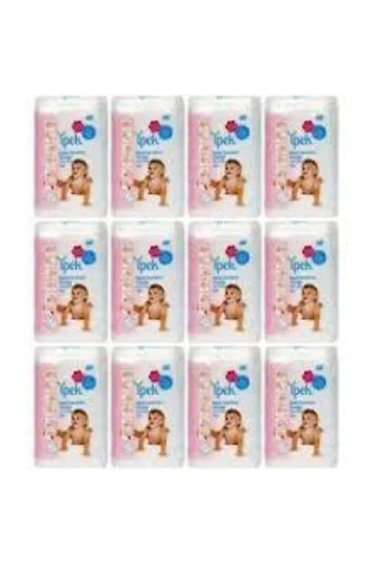 Bebek Temizleme Pamuğu 60 Adet X 12 Paket