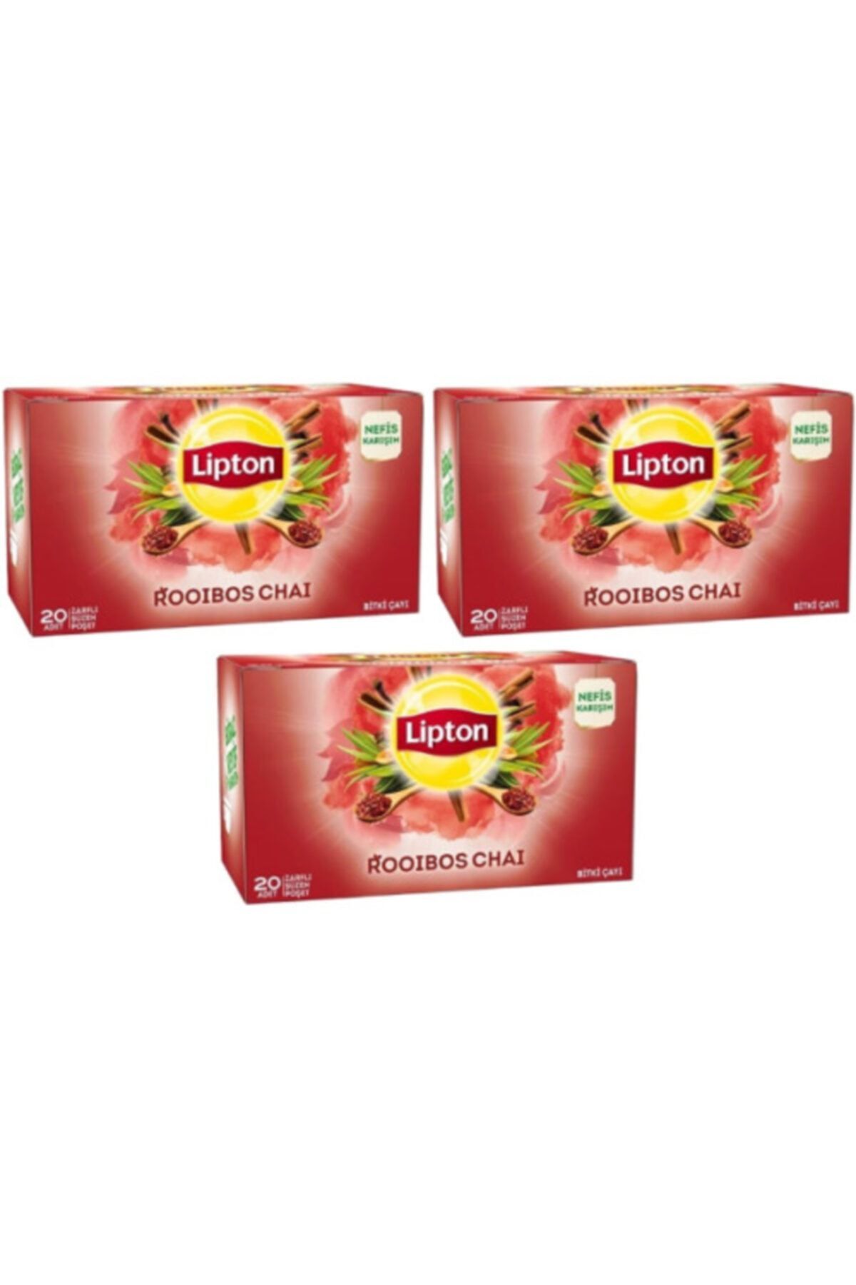 Rooıbos Çayı 20'li 3 Paket Bardak Poşet Çay