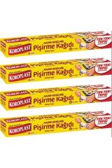 Hazır Kesilmiş Pişirme Kağıdı 16 Yaprak 4 Adet