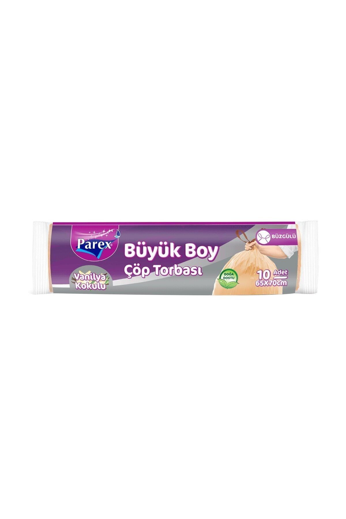 Büzgülü Vanilya Kokulu 10 Adet Büyük Boy Çöp Torbası
