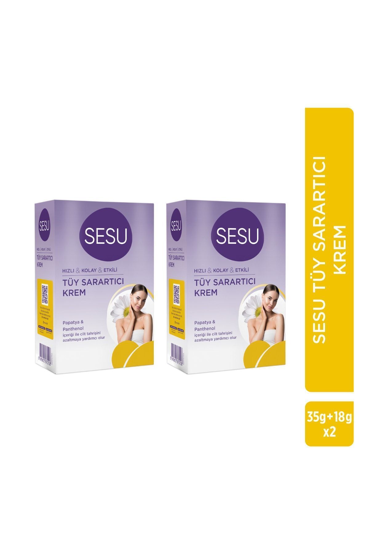 Tüy Sarartıcı Krem 35 ml X2 Adet