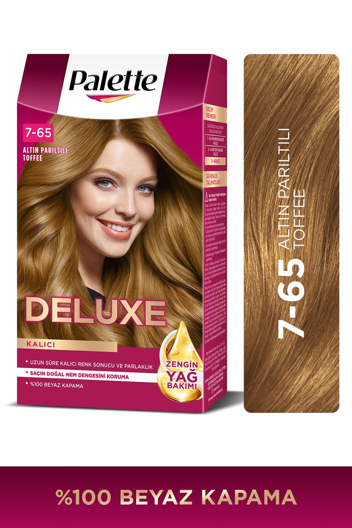 Deluxe 7-65 Altın Parıltılı Toffee