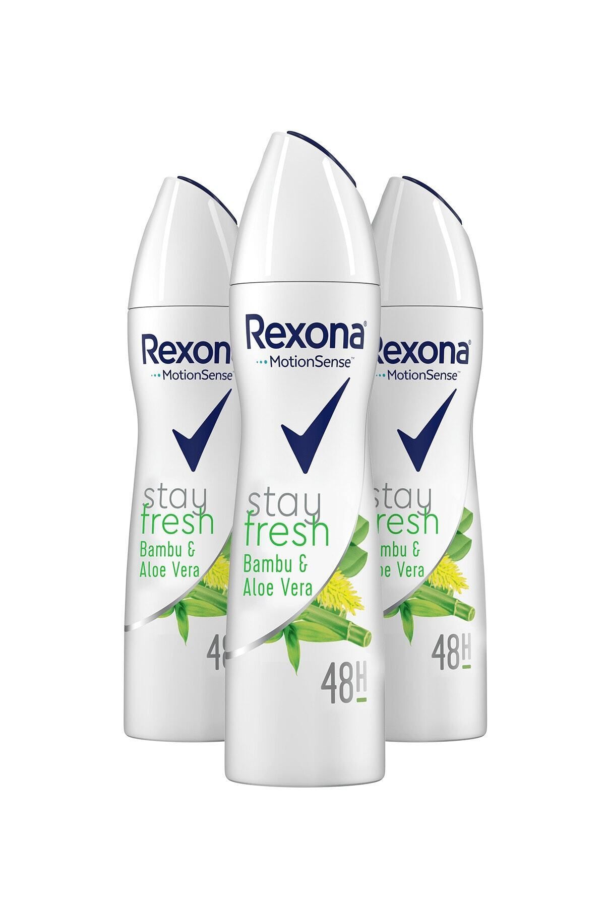 Stay Fresh Aloe Vera & Bamboo Kadın Sprey Deodorant 150 ml X 3