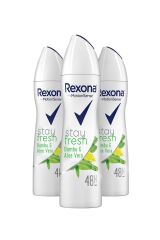 Stay Fresh Aloe Vera & Bamboo Kadın Sprey Deodorant 150 ml X 3