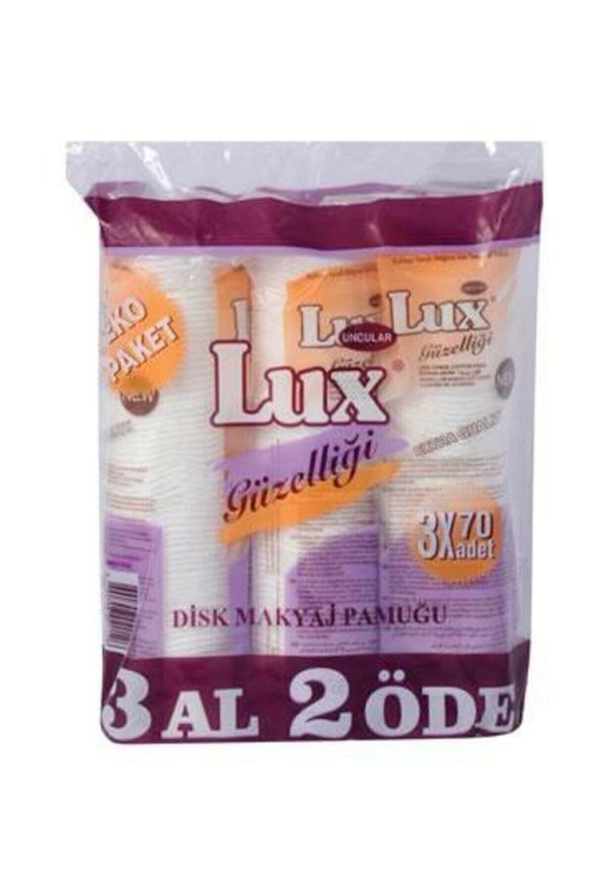 Pamuk Lüx Makyaj Pamuğu Disk 3 X 70li Eko Paket 8690758020126