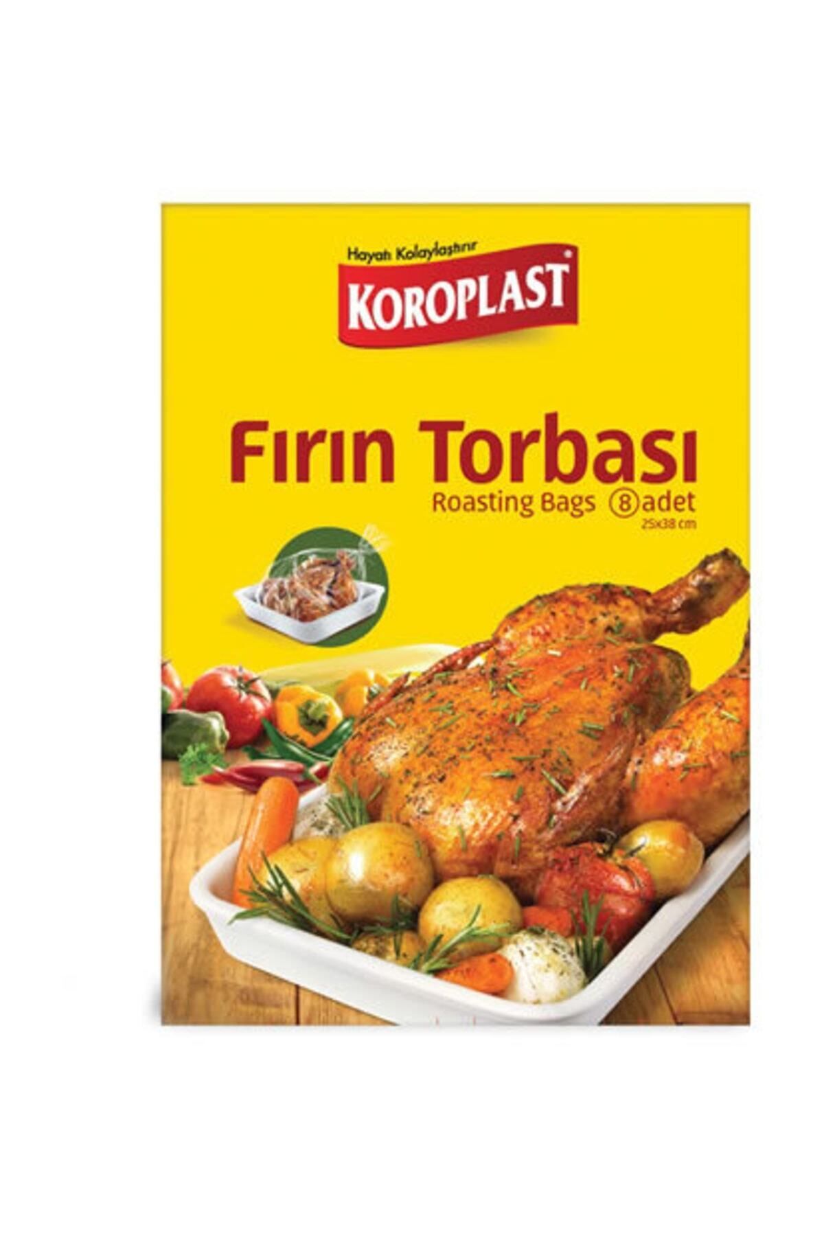 Fırın Torbası 8 Li Küçük 25*38 Cm 4 adet