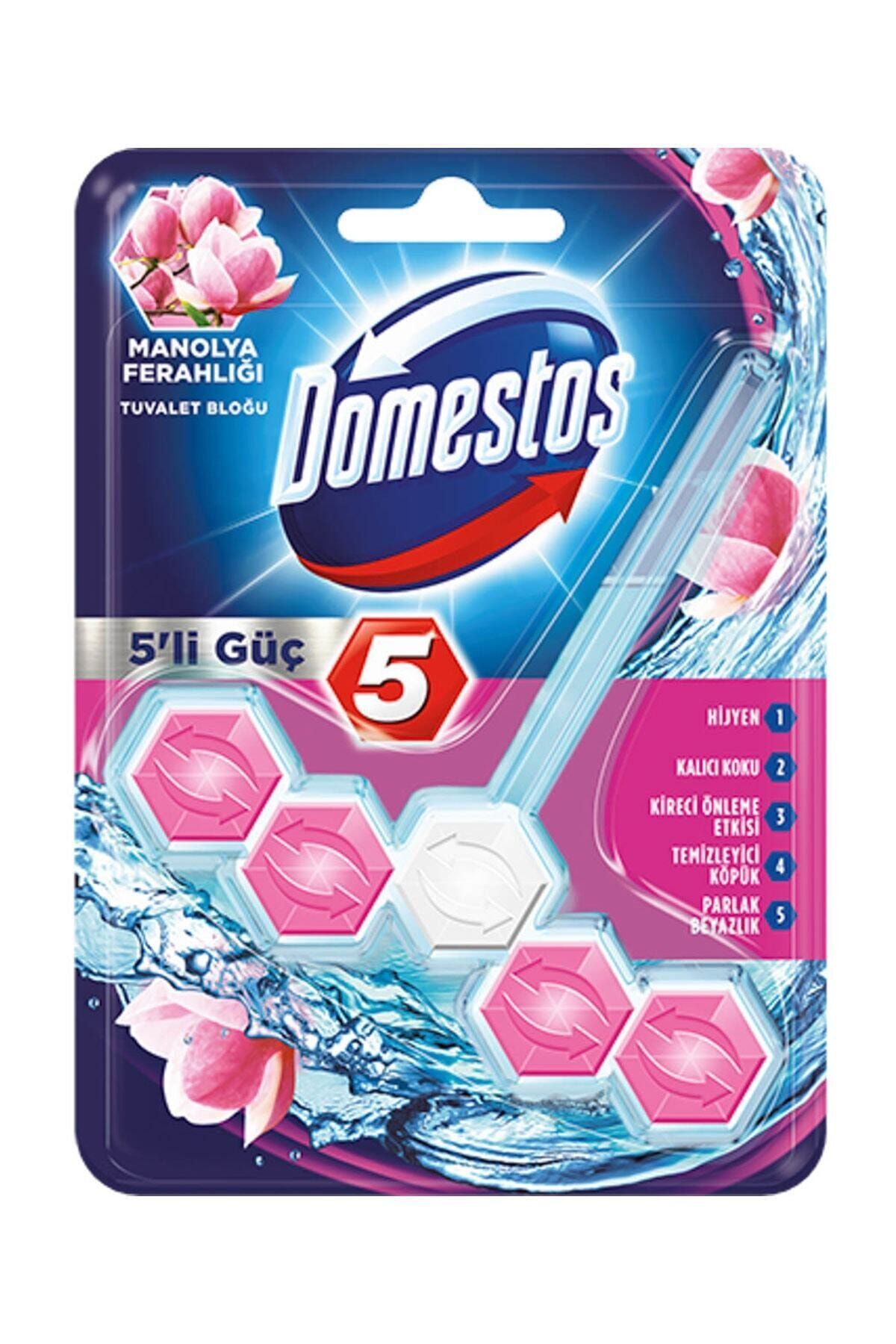 5'li Güç Manolya Ferahlığı WC Blok 55 gr 1 Adet