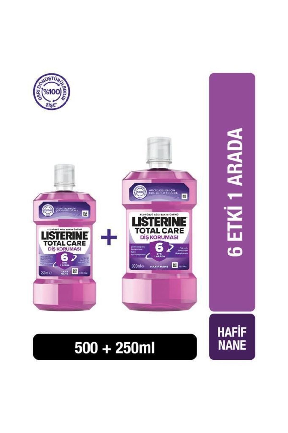Listerine Total Care 500 ml + 250 ml