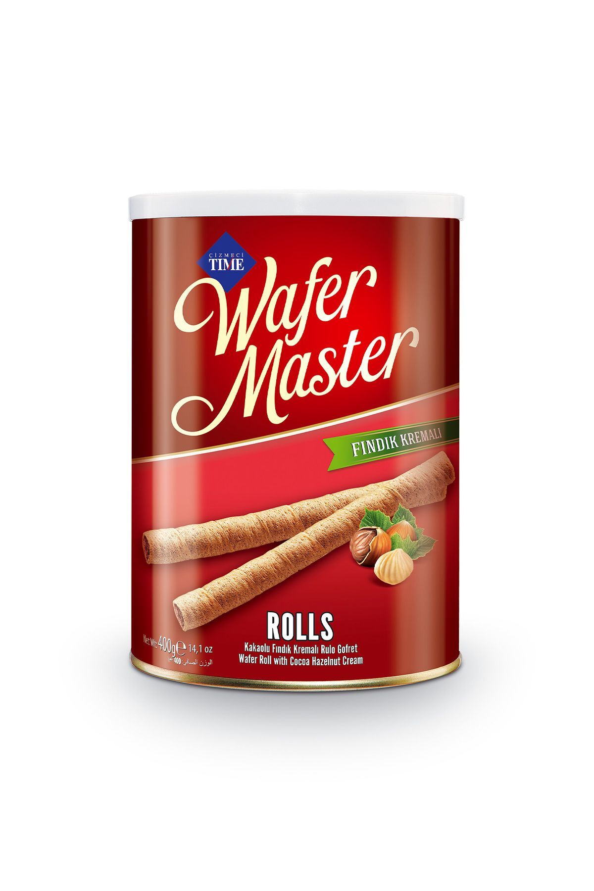 Wafer Master Fındıklı Teneke 400 gr