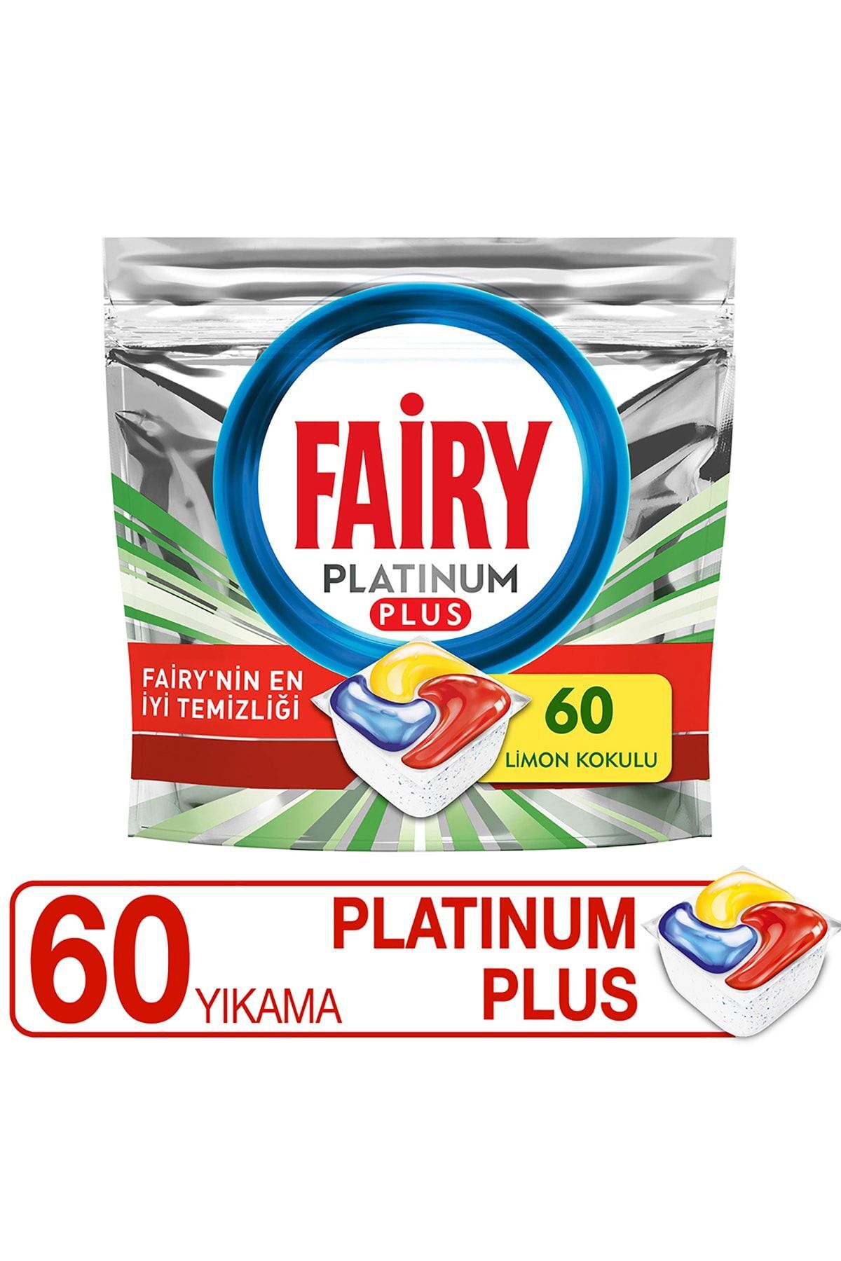 Platinum Plus Bulaşık Makinesi Deterjanı Tablet 60 Lı