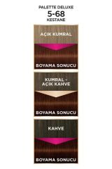 Deluxe 5-68 Kestane X 2 Paket Saç Boyası