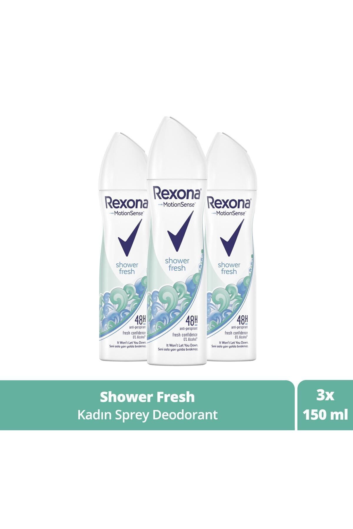 Kadın Sprey Deodorant Shower Fresh 150 Ml X3 Adet