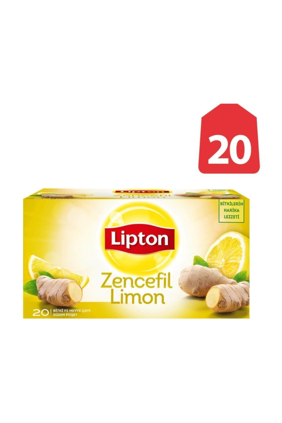 Zencefil ve Limon Bardak Poşet Bitki Çayı 20'li