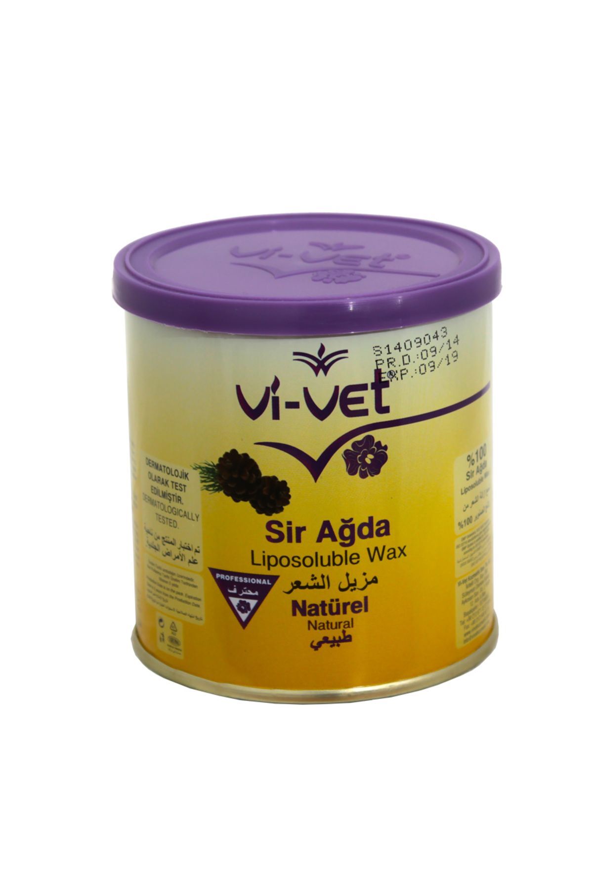 Vi-vet Sir Ağda Naturel 240 Ml. Teneke