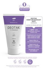 Soft Hassas Koruma 7 Güne Kadar Etkili Krem Deodorant 35 ml