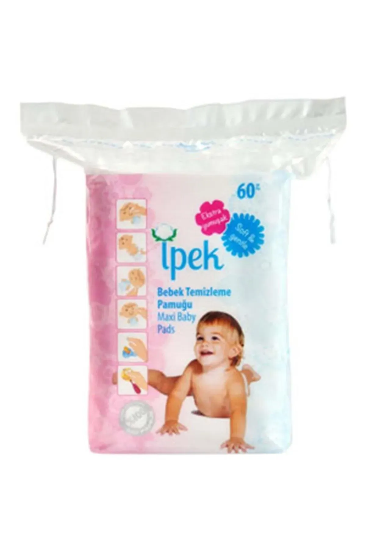 İpekbebek Temizlik Pamuğu 60 'lı