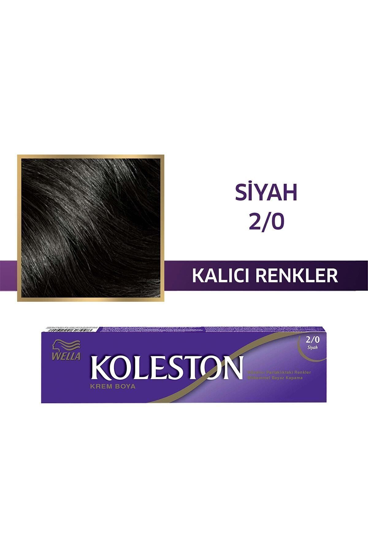 Koleston Single Tüp Saç Boyası 2/0 Siyah
