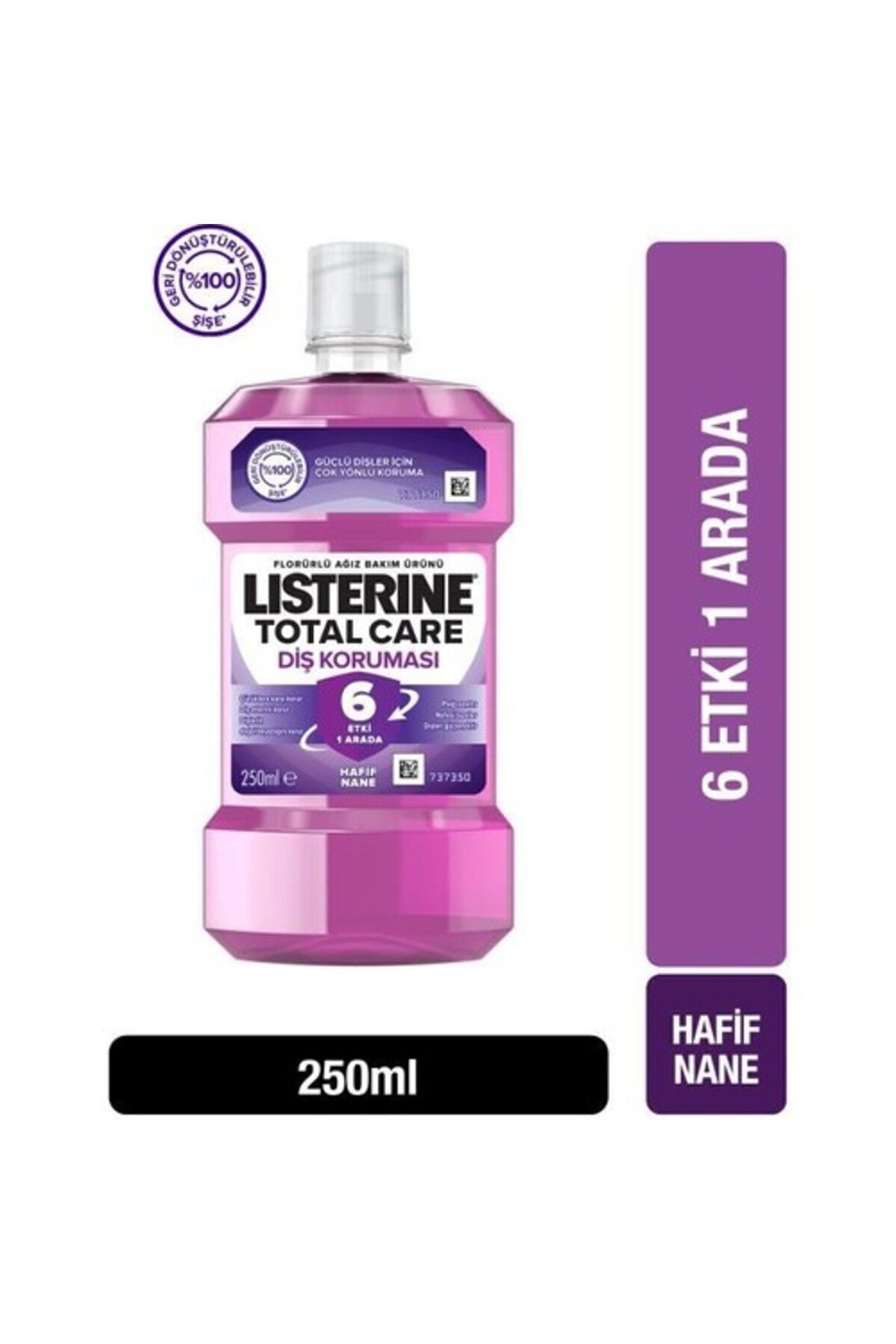 Listerine Total Care Diş Koruması Hafif Tat Ağız Bakım Suyu 250 ml