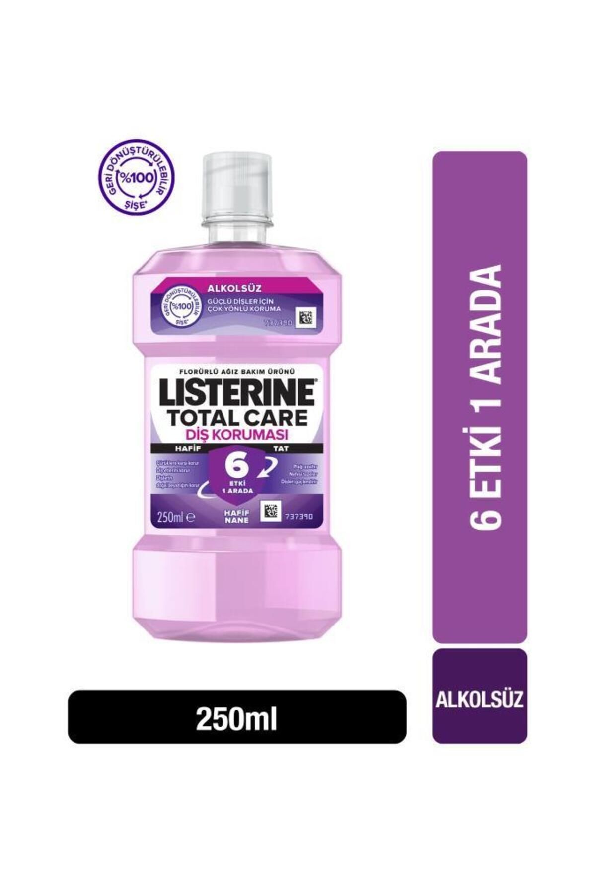 Listerine Total Care Diş Koruması Hafif Tat Ağız Bakım Suyu 250 ml