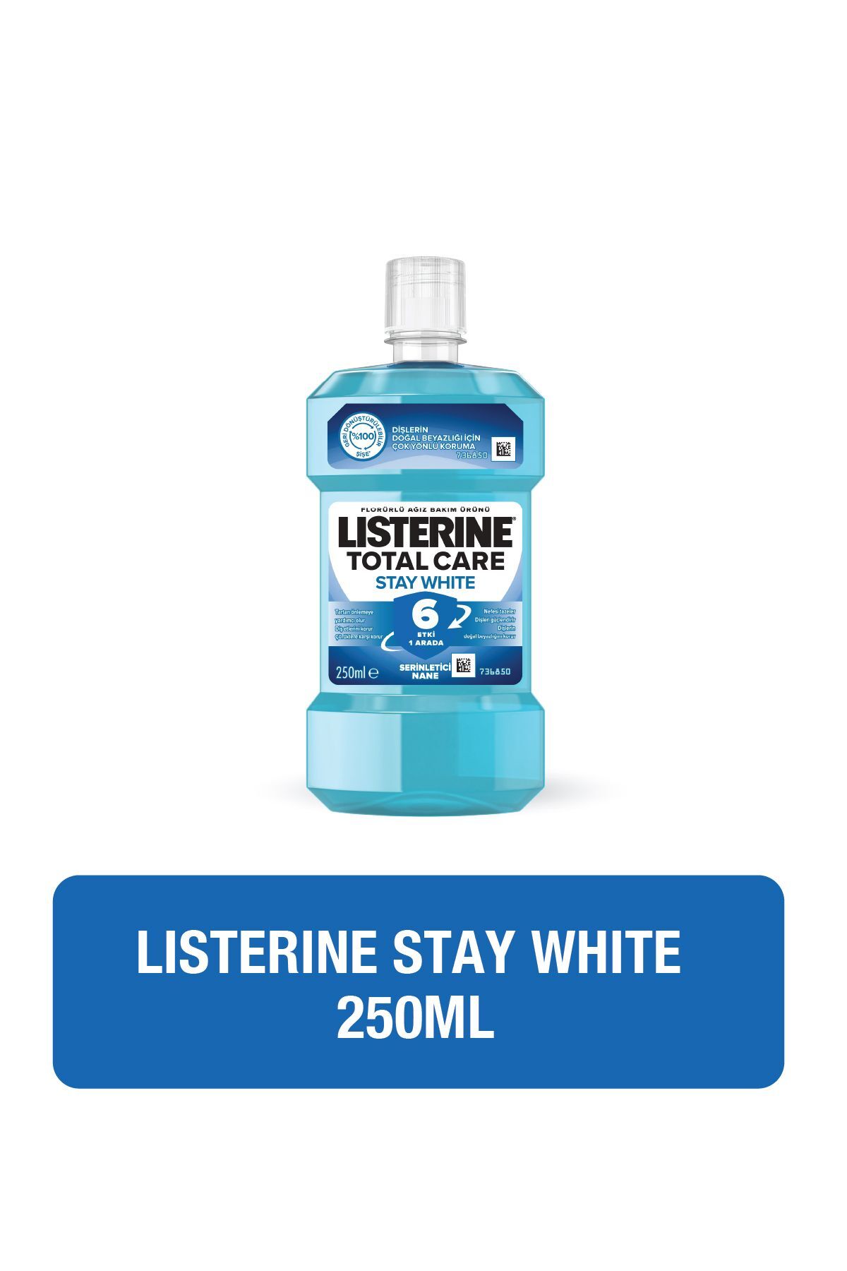 Listerine Stay White Ağız Bakım Suyu 250 Ml