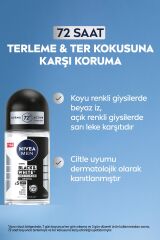 MEN Erkek Roll On Deodorant Black&white Invisible Original 50ml, 72 Saat Anti-perspirant Koruma