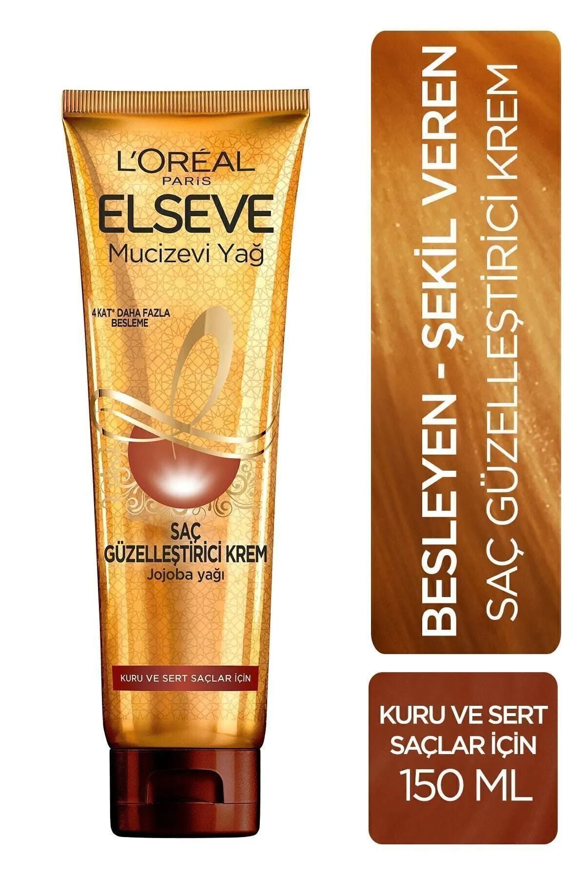 Elseve Mucizevi Yağ Saç Güzelleştirici Krem 150 ml