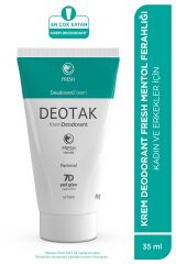 Mentol Ferahlığı 7 Güne Kadar Etkili Krem Deodorant 35 ml